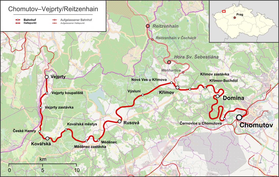 Železniční trať Chomutov–Vejprty