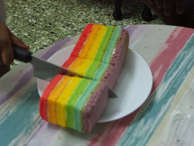 File:Rainbow Cake Cutting.jpg