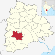 Ranga Reddy in Telangana (India).svg