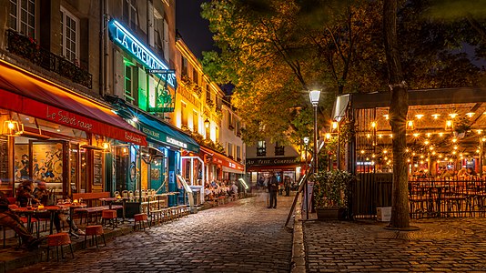 Restaurants, Place du Tertre, Paris