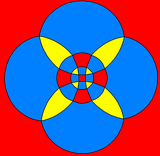 Rhombicuboctaedron stereographic projection square.png