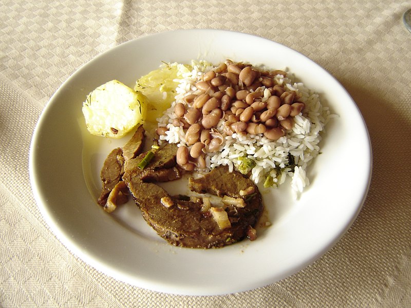 File:Rice and beans, Hotel in Itatiaia.jpeg