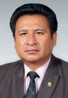 Rodolfo Calle Inca. Official portrait, 2014. Chamber of Deputies of Bolivia. Original.png