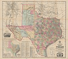 A. R. Roessler's Latest Map of the State of Texas, 1874 Roessler Latest Map of the State of Texas 1874 UTA.jpg