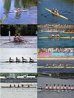 Rowing (sport) A sport where individuals or teams row boats by oar