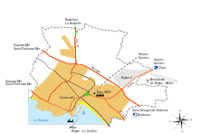 Carte des accès à Royan