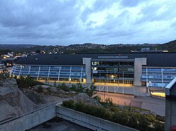 Blick auf die Sør-Arena in Marvika