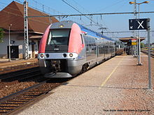 Train en gare de Beaune