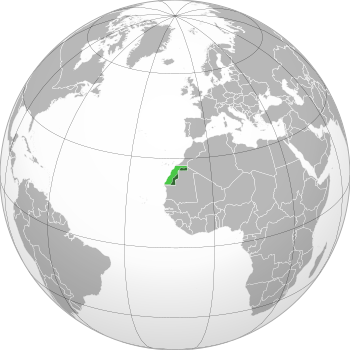 Sahrawi Arab Democratic Republic (orthographic projection).svg