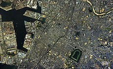 Sakai city Osaka Prefecture center area Aerial photograph.1985.jpg
