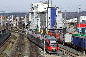 Salzburg Hauptbahnhof: Lage und Baugestaltung, Geschichte, Verkehr