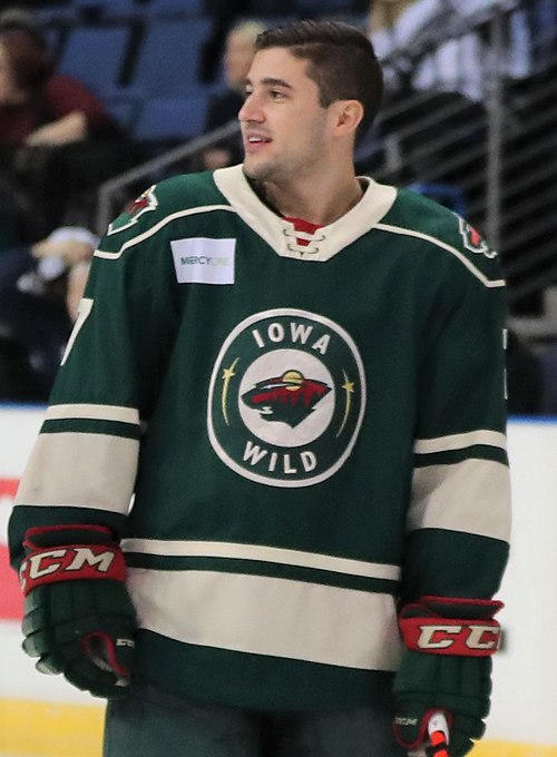 Anas with the Iowa Wild in 2020