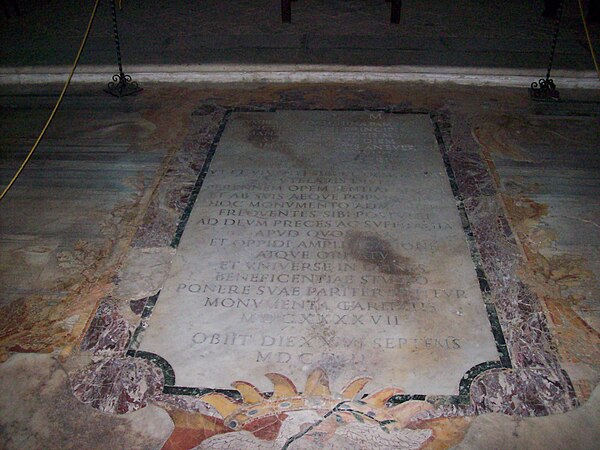 Her tomb in Viterbo