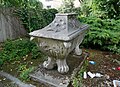 Sarcophagus outside St George in the East, c.1740. [616]