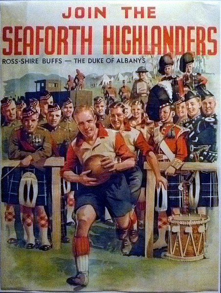 Seaforth Highlanders recruiting poster