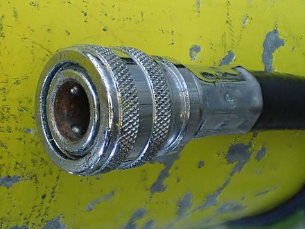 Seatec quick disconnect end fitting commonly used for most dry-suit and buoyancy compensator inflation