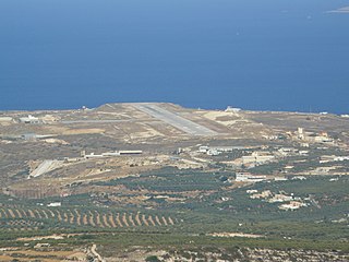 <span class="mw-page-title-main">Sitia Public Airport</span> Airport in Sitia, Lasithi