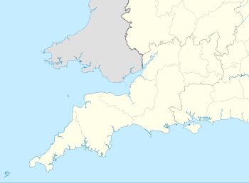 South West England Rugby Union location map.svg