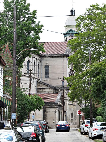 View of St. Mary’s from Penn Street