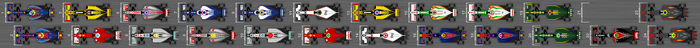 Diagrama da grelha de partida do Grande Prémio