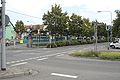 Endstation "U7" und Busbahnhof Enkheim vom Parkdeck des Hessen-Center, Ffm-Bergen-Enkheim