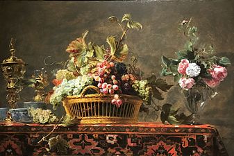 Frans Snyders, Naturaleza muerta con frutas y flores, c.1630