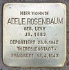 Stolperstein Giesebrechtstr 12 (Charl) Adele Rosenbaum.jpg