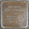 Stolperstein Hütten 86 (Josef Lambertz) in Hamburg-Neustadt.JPG