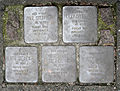 Stolpersteine für Bernhard, Ellen, Kurt, Lilly und Paul Steinberg in Hannover