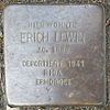 Stolperstein Herford Komturstraße 21 Erich Lewin