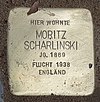 Stolperstein Hufelandstr 35 (Prenz) Moritz Scharlinski.jpg