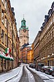 * Nomination Storkyrkan as seen from the bottom of Storkyrkobrinken, Stockholm. --Julian Herzog 05:58, 7 October 2017 (UTC) * Promotion Great colors in winter, Good Quality -- Sixflashphoto 06:15, 7 October 2017 (UTC)