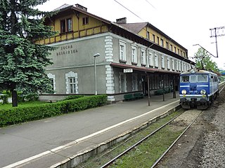 <span class="mw-page-title-main">Sucha Beskidzka railway station</span> Railway station in Lesser Poland, Poland