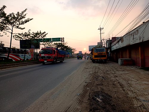 Sunset in Cumilla Cantonment