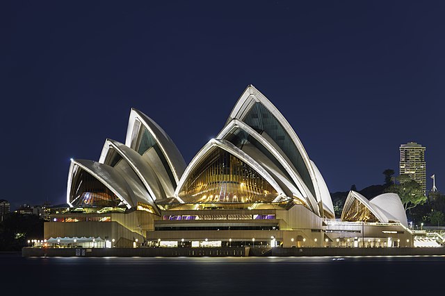 The Sydney Opera House by Danish architect Jørn Utzon