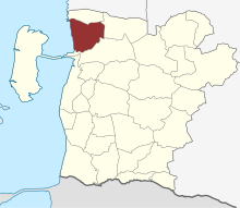 Location of the parish of Brøns Sogn in Tønder Kommune