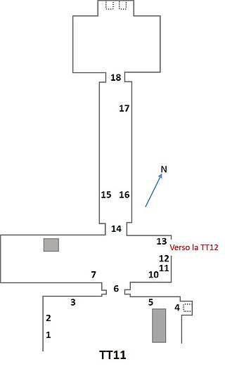 <span class="mw-page-title-main">TT11</span> Ancient Egyptian tomb