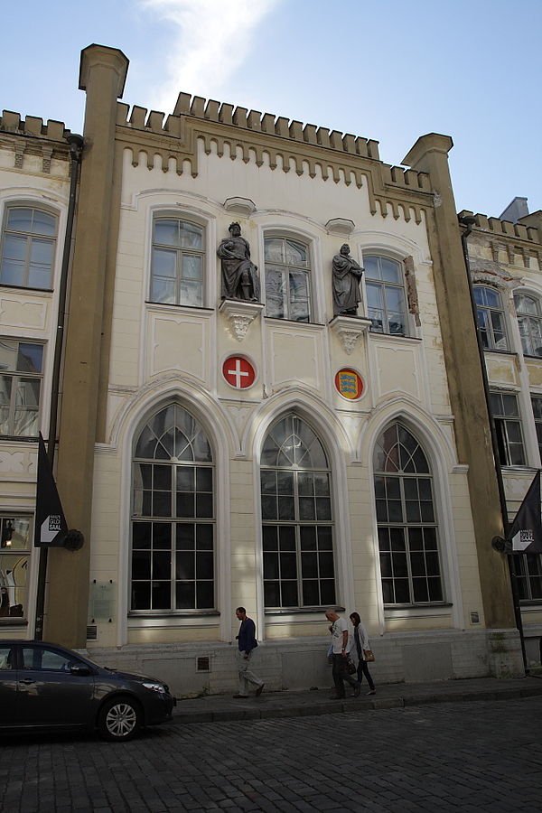 The house of the former Canute Guild in Tallinn, Estonia