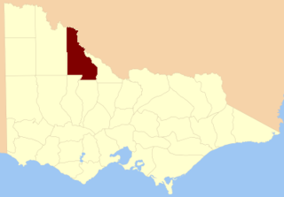 County of Tatchera Cadastral in Victoria, Australia