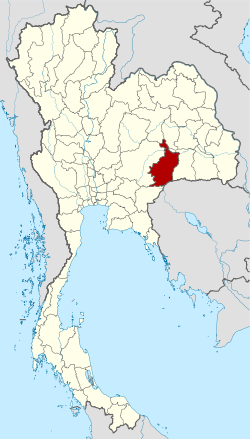 แผนที่ประเทศไทย จังหวัดบุรีรัมย์เน้นสีแดง