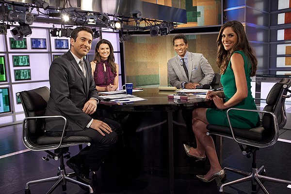 Hosts of The Cycle in 2013: Ari Melber, Krystal Ball, Touré and Abby Huntsman