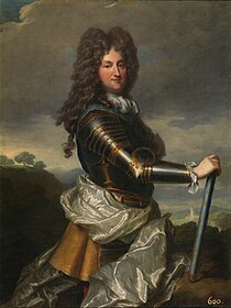 Orléans hercegének portréja Jean-Baptiste Santerre 1715 körüli munkáján (Prado)