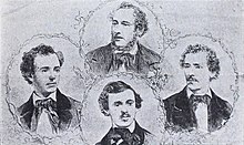 The Original Buckley Serenaders: James (top), Bishop, Fred, and Swain Buckley The Original Buckley Serenaders.jpg