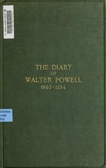 Thumbnail for File:The diary of Walter Powell of Llantilio Crossenny in the county of Monmouth, gentleman (IA diaryofwalterpow00powe).pdf