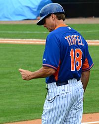 Teufel with the Mets in 2015