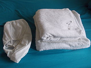 <span class="mw-page-title-main">Cloth diaper</span> Diaper made from reusable materials