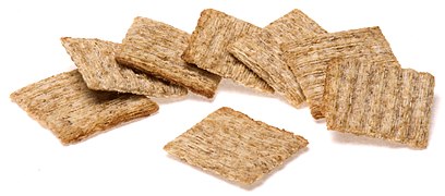 [en→jv]Triscuit shredded wheat crackers