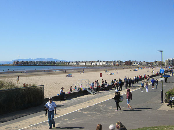 Troon, after Ayr, is one of South Ayrshire's largest settlements in terms of population and a major tourist attraction, attracting visitors to its bea