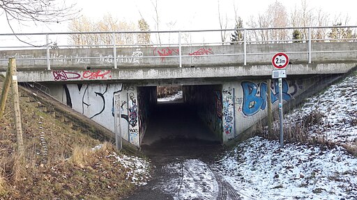 Tunnel Hinter Bramberg, Kiel-Russee