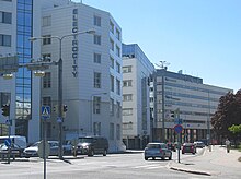 Electrocity, Biocity and Pharmacity on the Tykistokatu street belong to Turku Science Park Tykistokatu.jpg